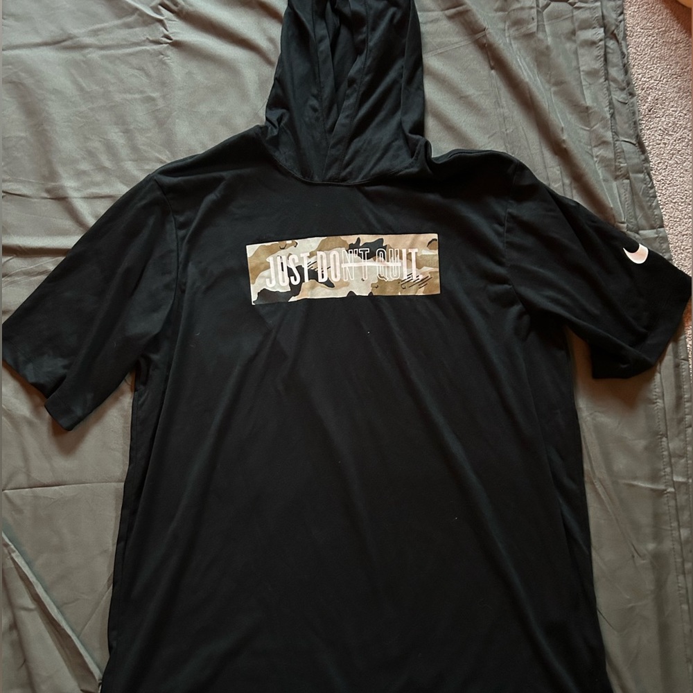 Nike hooded tee shirt